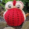 Owl Tea Cosy - Red - Made ..