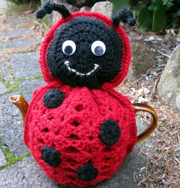 Ladybug Tea Cosy - 1 - 2 cup - made to order