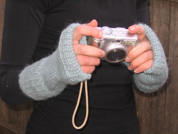 Alpaca Fingerless Mitts - made to order