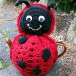 Ladybug Tea Cosy - 1 - 2 cu..