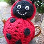 Ladybug Tea Cosy - 1 - 2 cu..