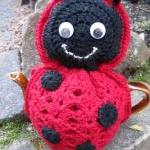 Ladybug Tea Cosy - 1 - 2 cu..