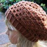 Crocheted Beret Hat - Ginge..